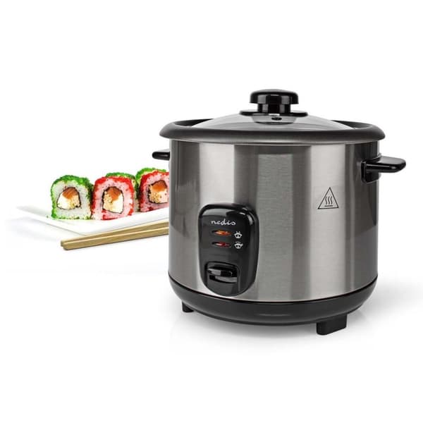 Nedis KARC115AL Riskokare 1,5L 500W Silver