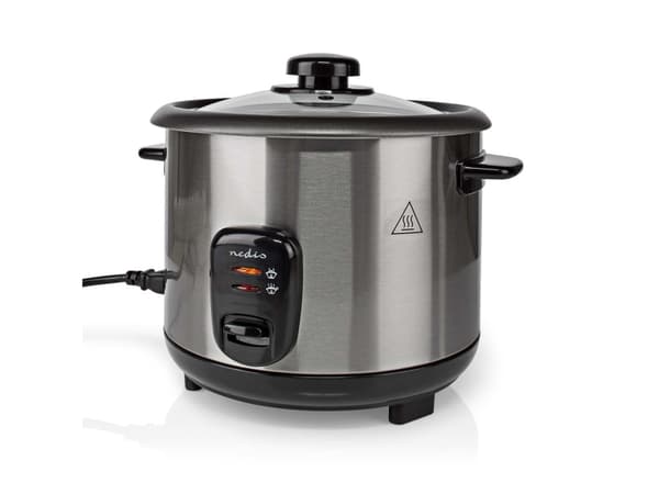 Nedis KARC115AL, Sølv, 1,5 l, 1 m, Akrylonitril-butadien-styren (ABS), Rustfritt stål, 500 W, Type F (CEE 7/4)