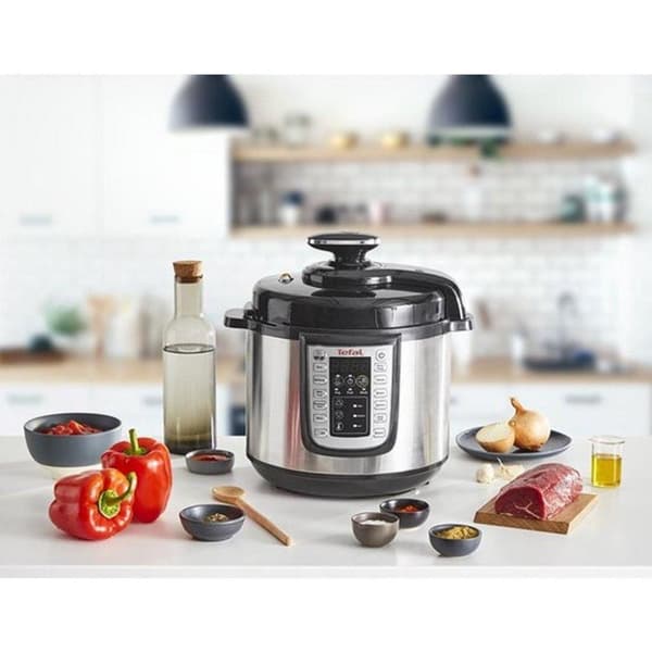 Tefal CY505E All-in-One Slow Cooker 6L rustfrit stål/sort