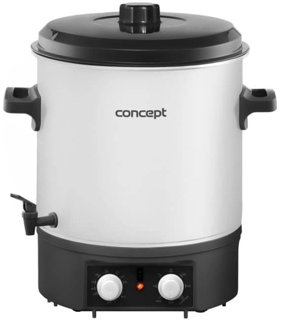 Concept ZH0030, 27 l, 50 °C, 100 °C, Sort, Rustfritt stål, Kraft indikator, 2000 W