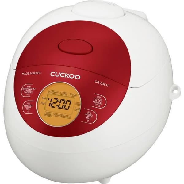 CUCKOO CR-0351F riskokare - Vit, Röd - Risfunktion - 0,54L - 425W