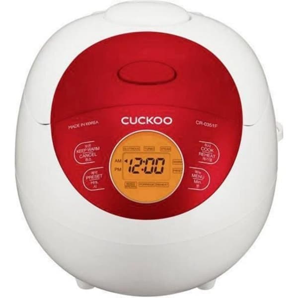 CUCKOO CR-0351F riskokare - Vit, Röd - Risfunktion - 0,54L - 425W