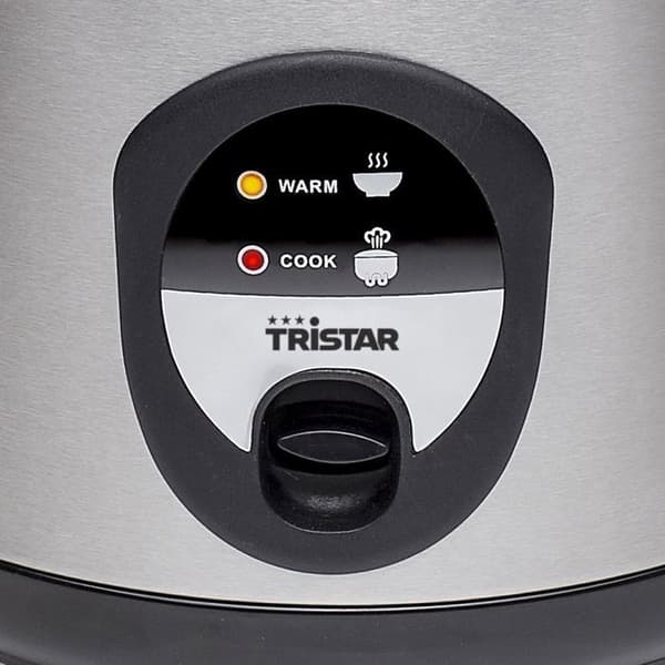 Riskokare - Tristar - RK-6129 - 900 W - 2,2 L - Rostfritt stål med varmhållningsfunktion