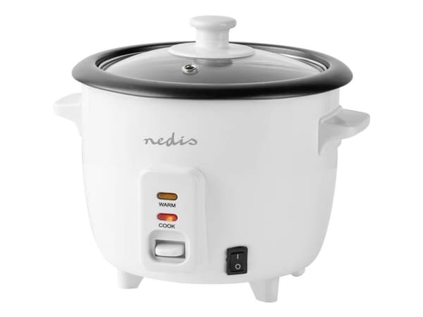 Nedis KARC06WT, Hvit, 0,6 l, 0,9 m, Akrylonitril-butadien-styren (ABS), Rustfritt stål, 300 W, Type F (CEE 7/4)