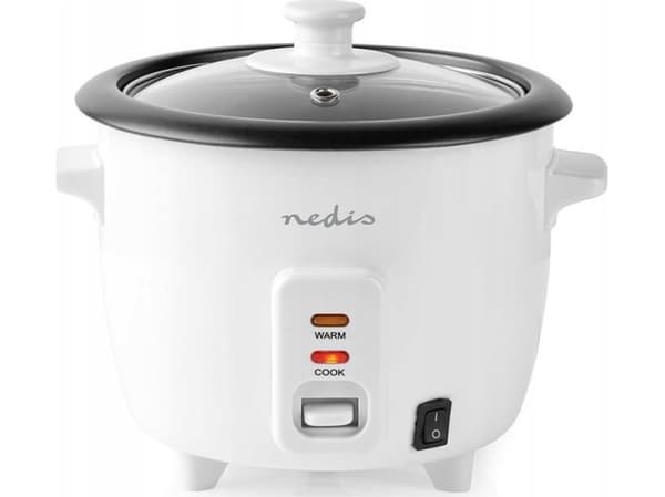 Nedis KARC06WT, Hvit, 0,6 l, 0,9 m, Akrylonitril-butadien-styren (ABS), Rustfritt stål, 300 W, Type F (CEE 7/4)
