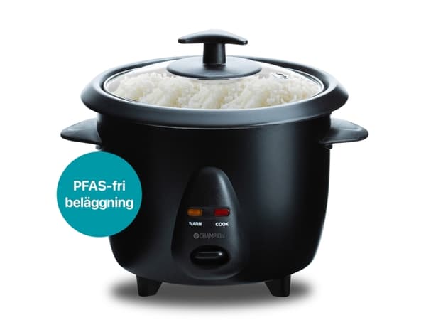 Riskokare Mini Ceramic 0,6L 300W RK400 Svart