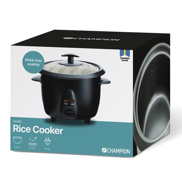 Riskoker Mini Keramikk 0,6L 300W RK400 Sort