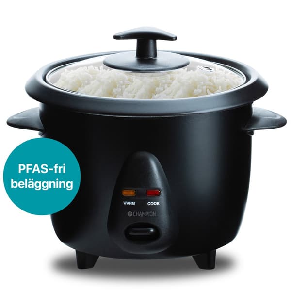 Riskoker Mini Keramikk 0,6L 300W RK400 Sort