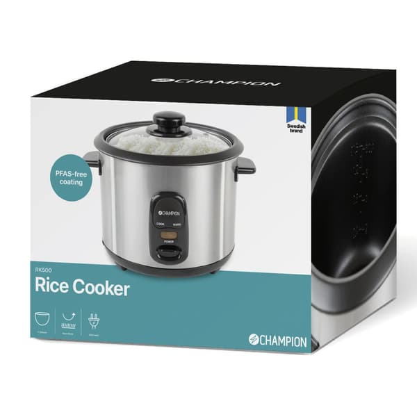 Riskomfur Keramik 1,5L 500W RK500 Rustfri