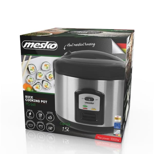 riskoger Adler MS 6411 Sort 1000 W 1,5 L