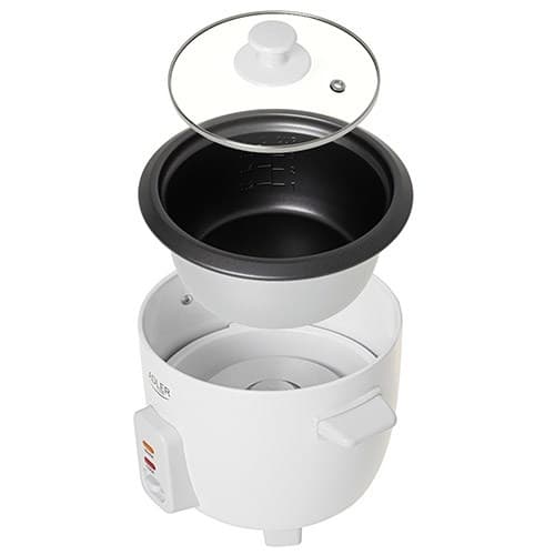 Adler AD 6418 Riskokare Svart, Rostfritt stål 1000 W