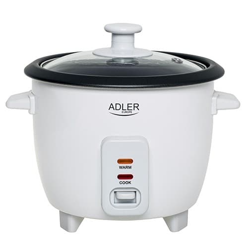 Adler AD 6406 Riskokare Svart, Rostfritt stål 1000 W