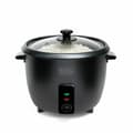 Miniatyrbild 2 av 11: riskokaren Black & Decker BXRC1800E Svart 1,8 L Vit Aluminium 700 W