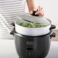 Miniatyrbillede 8 af 11: riskoger Black & Decker BXRC1800E Sort 1,8 L Hvid Aluminium 700 W