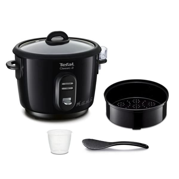 TEFAL Riskokare, Non-stick skål, Kapacitet 900 g ris, Ångkokare, Håll varm, Classic 2 RK102811