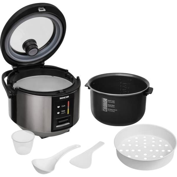 Riskokare - SENCOR - SRM 1890SS - 700-830 W - 1,8 L - Silver