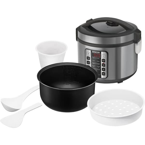 Multifunktionell riskokare - SENCOR - SRM 3151BK - 700 W - 1,5 L - Rostfritt stål