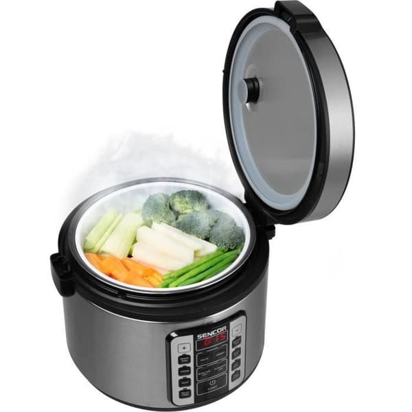 Multifunktionell riskokare - SENCOR - SRM 3151BK - 700 W - 1,5 L - Rostfritt stål