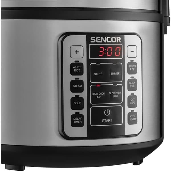 Multifunktionell riskokare - SENCOR - SRM 3151BK - 700 W - 1,5 L - Rostfritt stål