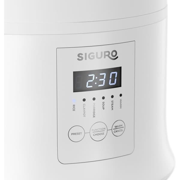 Siguro RC-R301W Riskokare Digital med ångkokare