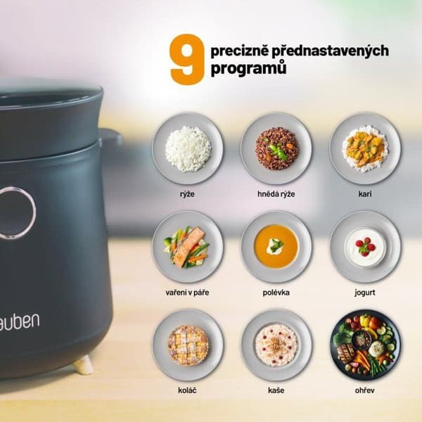 Multifunktionell riskokare Lauben 1500BW