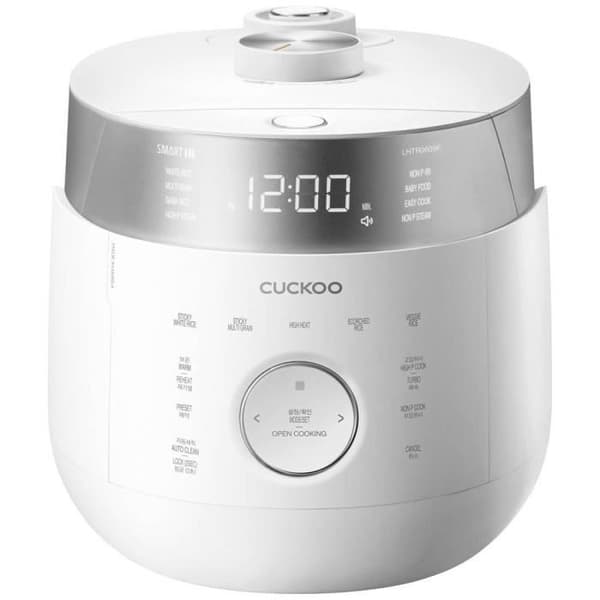 Riskokare - Cuckoo - CRP-LHTR0609F - Vit - Silver - Tryckkokning och icke-tryckkokning