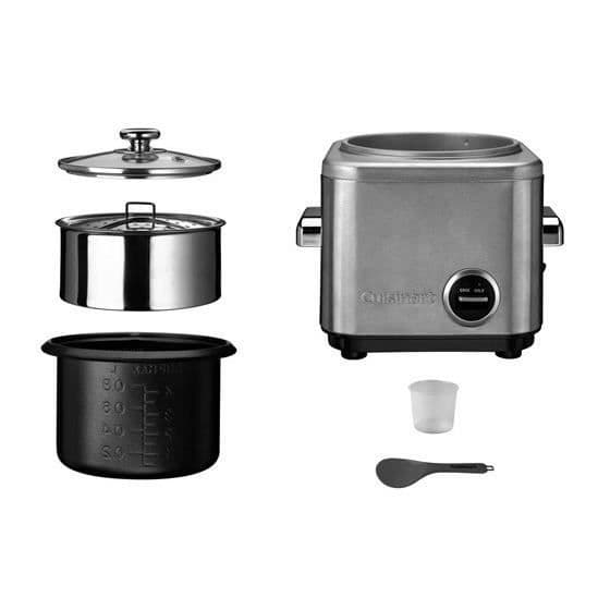 CUISINART CRC400E riskokare - Rostfritt stål - 0,8L - Non-stick beläggning