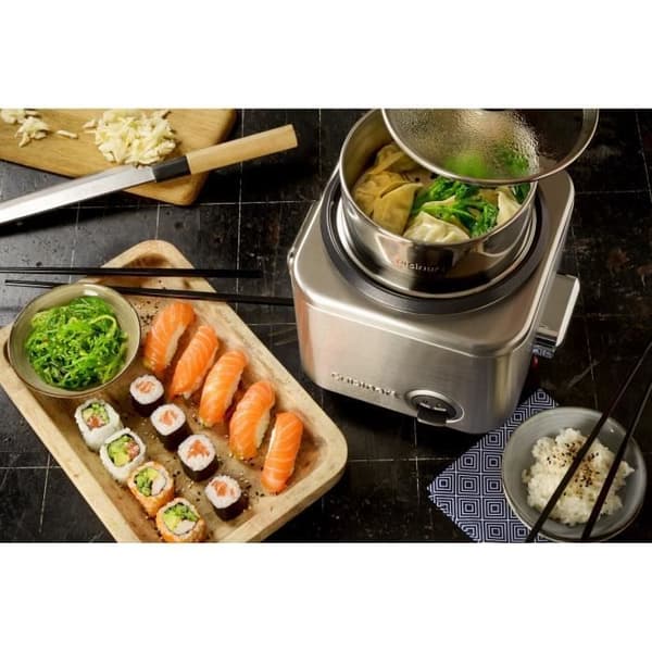 CUISINART CRC400E riskokare - Rostfritt stål - 0,8L - Non-stick beläggning