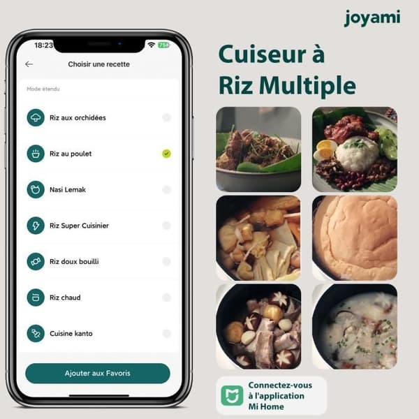 joyami riskokare mini riskokare - riskokare 1,6L 3,5 koppar non-stick inre, Xiaomi Home App manuell kontroll