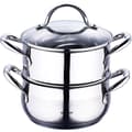 Miniatyrbild 1 av 2: Bergner gourmet - pastakokare rostfritt stål med lock 18x9 cm 2,2l bra för induktion