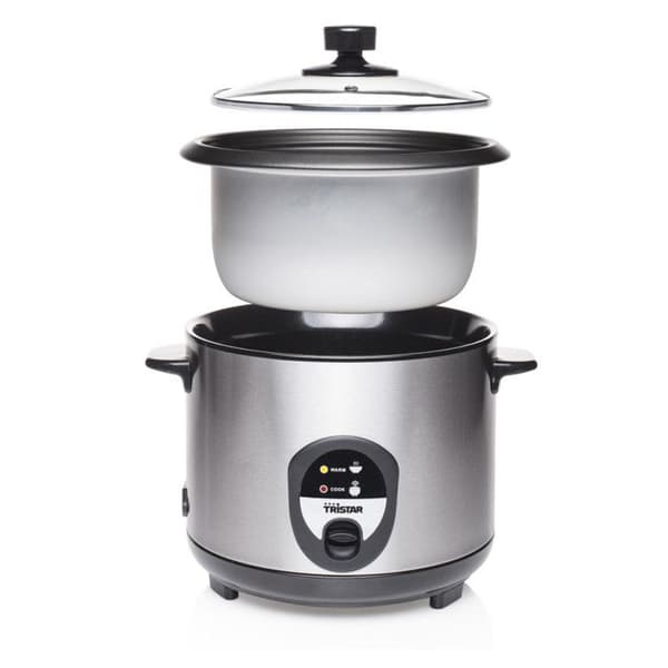 Riskokare - Tristar - 1,5 L - Rostfritt stål - 500W - Non-stick
