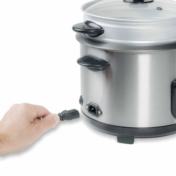 Bestron ARC180 riskokare - Rostfritt stål 1,8 L - 700 W - Håll varm funktion