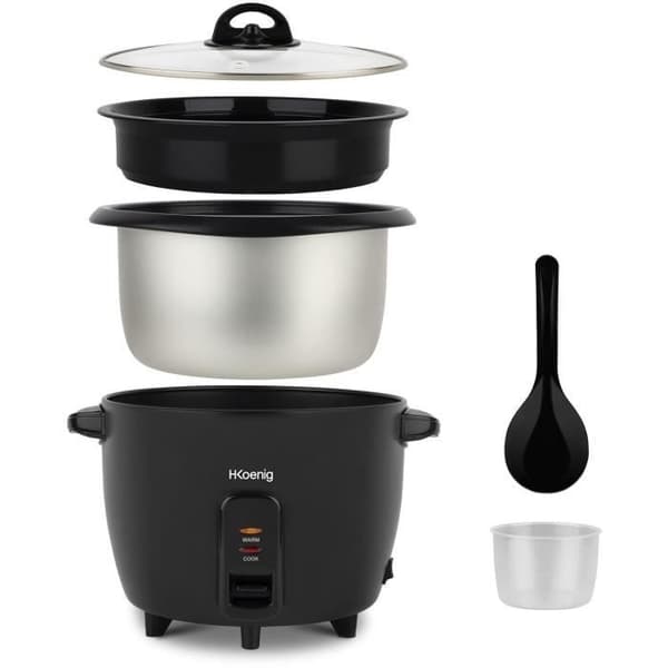 Riskokare HKOENIG - ORYZA8 - Kapacitet 1,8L - Non-stick beläggning - Automatisk avstängning - 700W