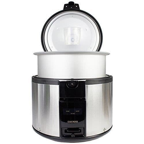 CUCKOO SR-4600 SVART RISKOKARE, ROSTFRITT STÅL 4,6 L