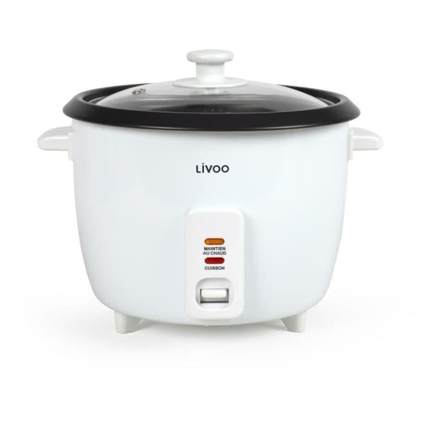 LIVOO riskokare - 1,5L - aluminiumkorg - Håll varm funktion