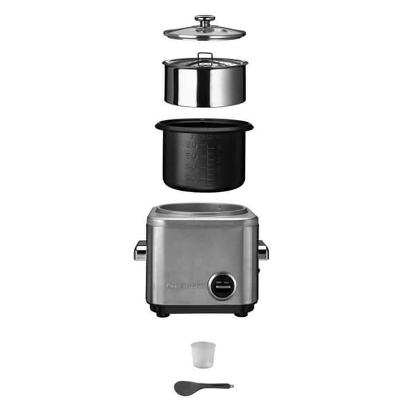 Ris- och flingkokare - CUISINART - CRC800E - Kapacitet 1 kg - Kompakt design i rostfritt stål