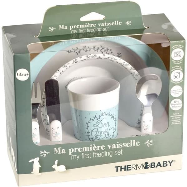 THERMOBABY Melamin Servicesæt - Forest