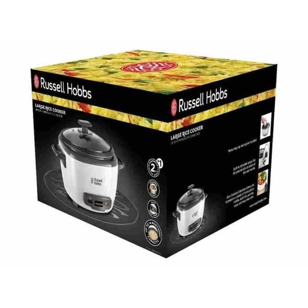 Riskokare - RUSSELL HOBBS - 27040-56 - 500 W - 3,3 L - 200 program - 14 portioner - Vit