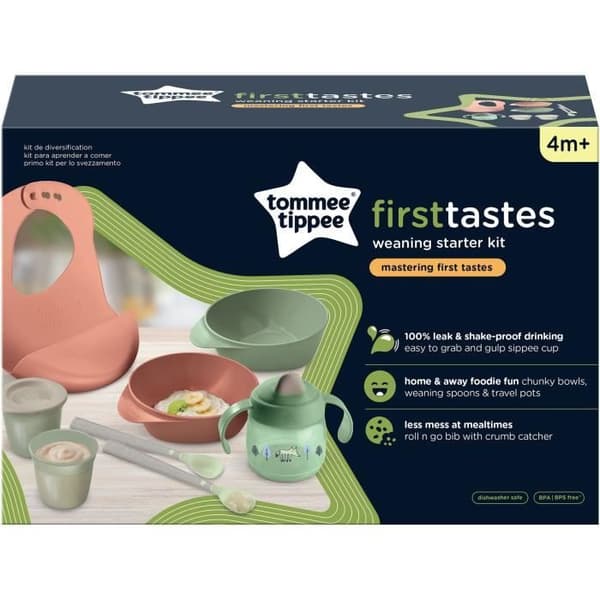 TOMMEE TIPPEE vauvanruokavieroitussetti, 4+ kuukautta