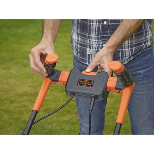 BLACK & DECKER Slåttermaskin 34cm 1400W - Cykelhandtag BEMW461BH