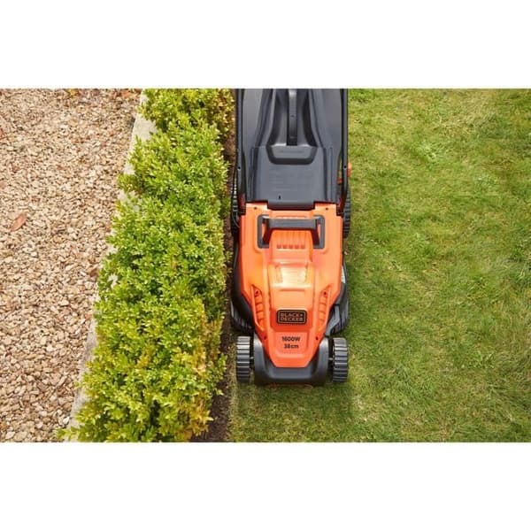BLACK & DECKER Gräsklippare 38cm 1600W - Handtagscykel BEMW471BH