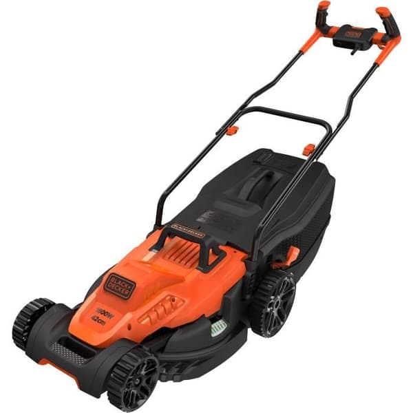 BLACK & DECKER Gräsklippare 38cm 1600W - Handtagscykel BEMW471BH