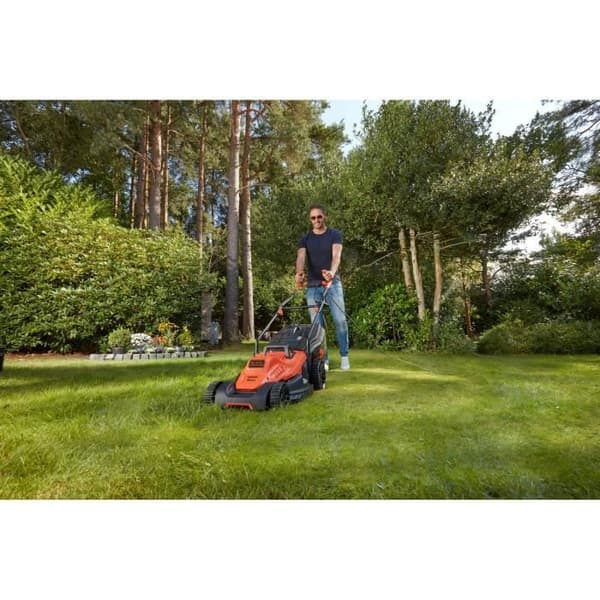 BLACK &amp; DECKER Gräsklippare 38cm 1600W - Handtagscykel BEMW471BH