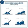 Miniatyrbillede 5 af 6: BC-MP430-X sladdlös gräsklippare - 43 cm klippning + mulching + uppsamling + justerbar höjd - SCHEPPACH 20V IXES - utan batteri eller laddare