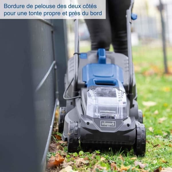 BC-MP320-X sladdlös gräsklippare - 32 cm klippning + mulching + uppsamling + justerbar höjd - SCHEPPACH 20V IXES - utan batteri eller laddare