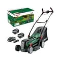 Miniatyrbild 1 av 5: Bosch UniversalRotak 37-550 Gräsklippare - med 2 x 4,0 Ah batterier och laddare