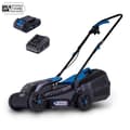 Miniatyrbillede 1 af 3: Sladdlös gräsklippare BC-MP320-X + batteriset 1x4Ah 1x2.4Ah - SCHEPPACH
