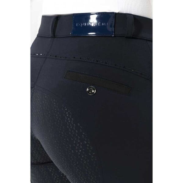 Equitheme Ridbyxor I Silikonsits Safir Svart 44