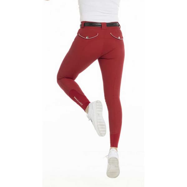 Equitheme Ridbyxor Belinda Röd 34