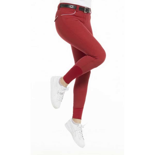 Equitheme Ridbyxor Belinda Röd 34